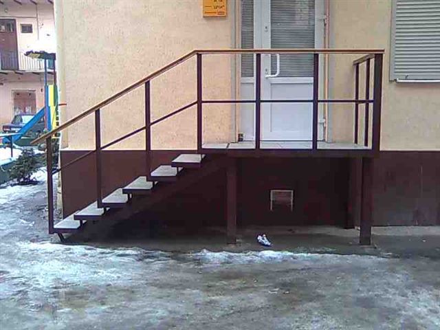 Виготовлення сходів. Зовнішні сходи №9